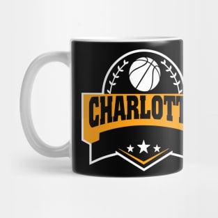 Personalized Basketball Charlotte Proud Name Vintage Beautiful Mug